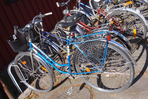 Bike with Skirt Guard.